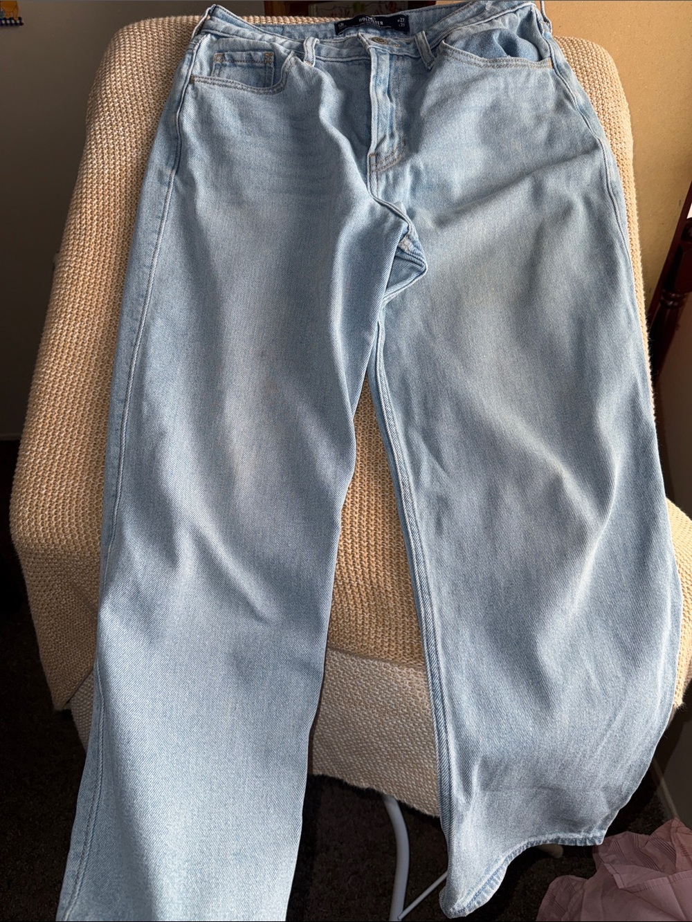 Hollister Light Blue Boyfriend Jeans